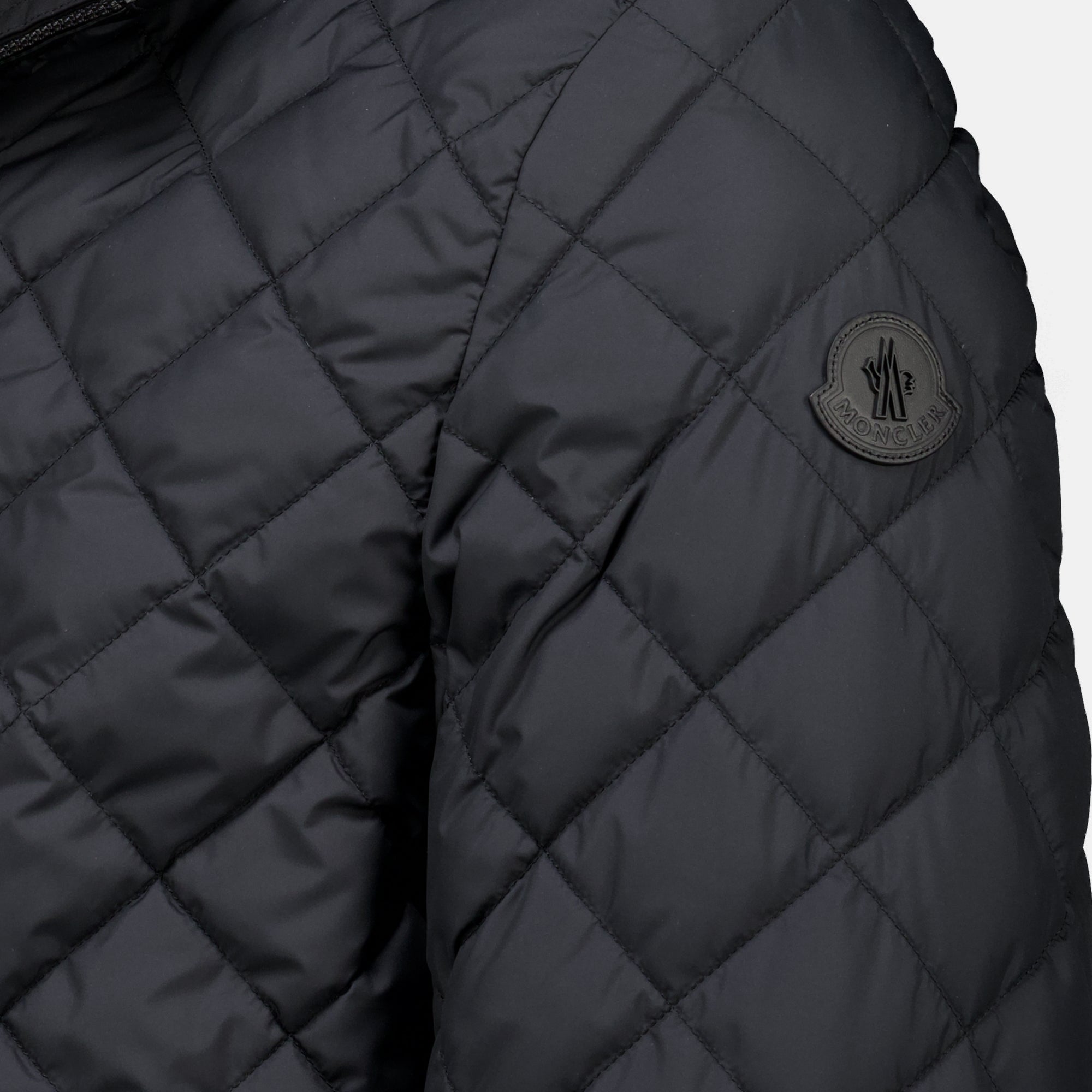 Manteaux Reversible Delviane Down Jacket Black Moncler Noir Homme