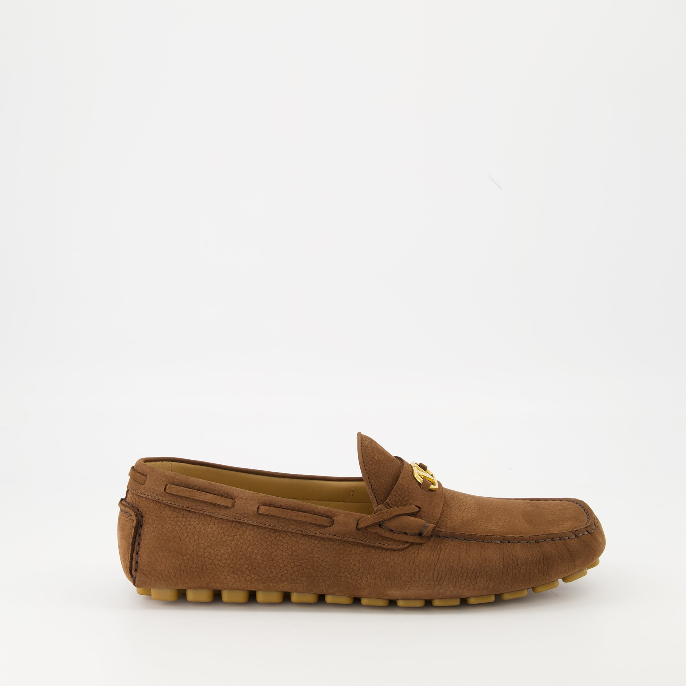 Mocassins Mocassins Driver Fastaway Valentino Garavani Marron Homme
