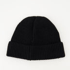 Hats, caps and beanies Bonnet à logo triangle Prada Black Homme