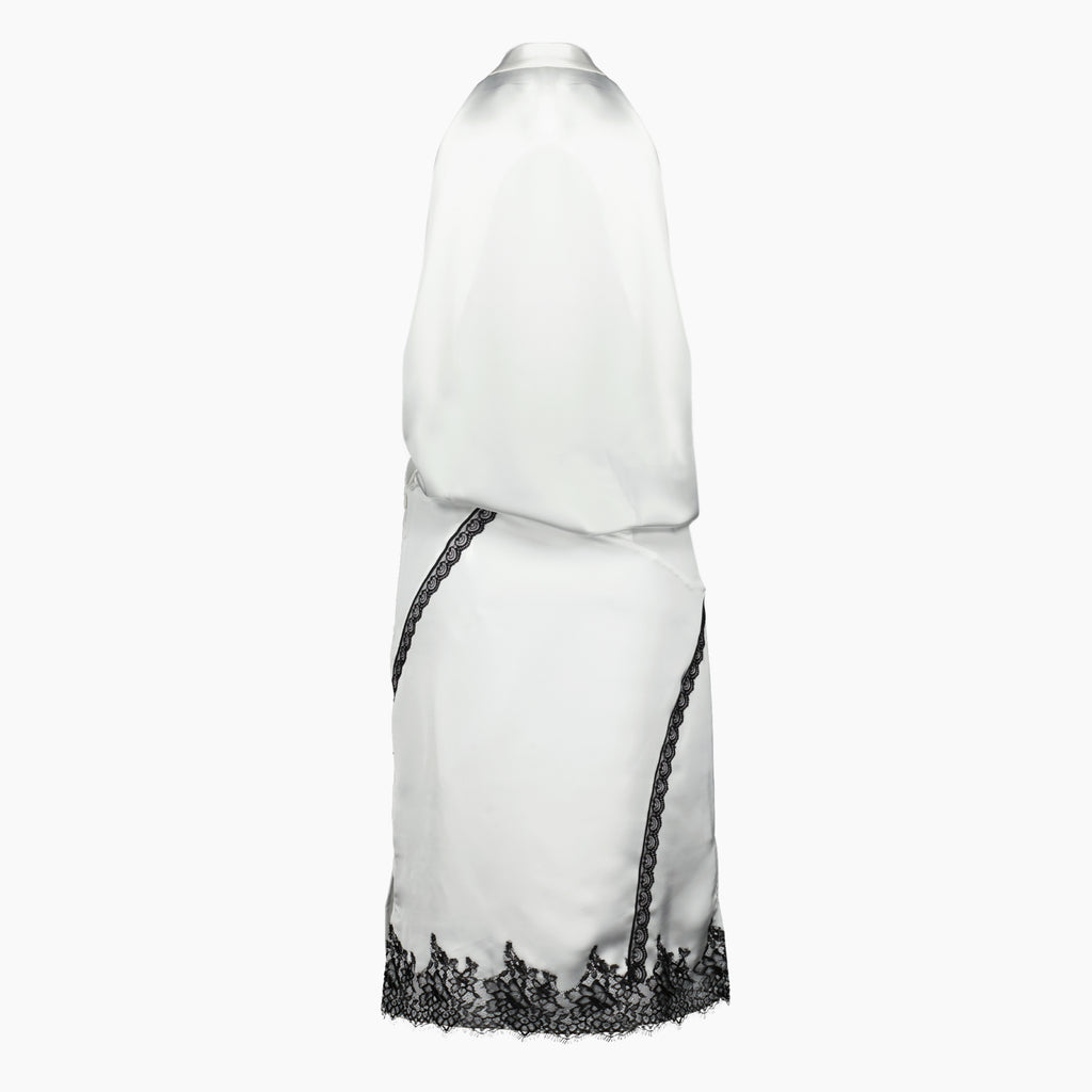 Robes Robe midi drapée effet satiné blanche Iro Blanc Femme