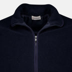 Vestes Veste zippé bleu marine Moncler Bleu foncé Homme
