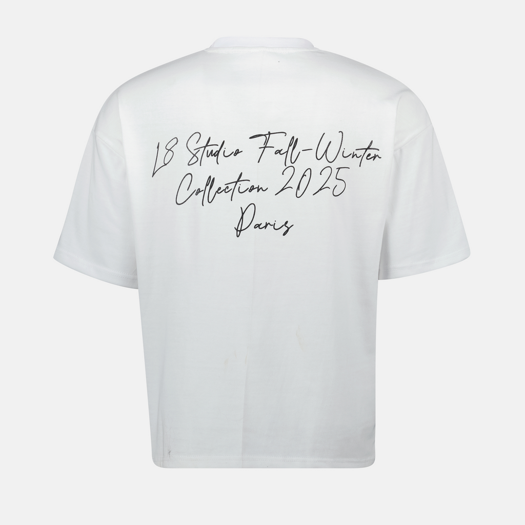 T-shirts T-shirt Socrate L8 Studio Blanc Homme