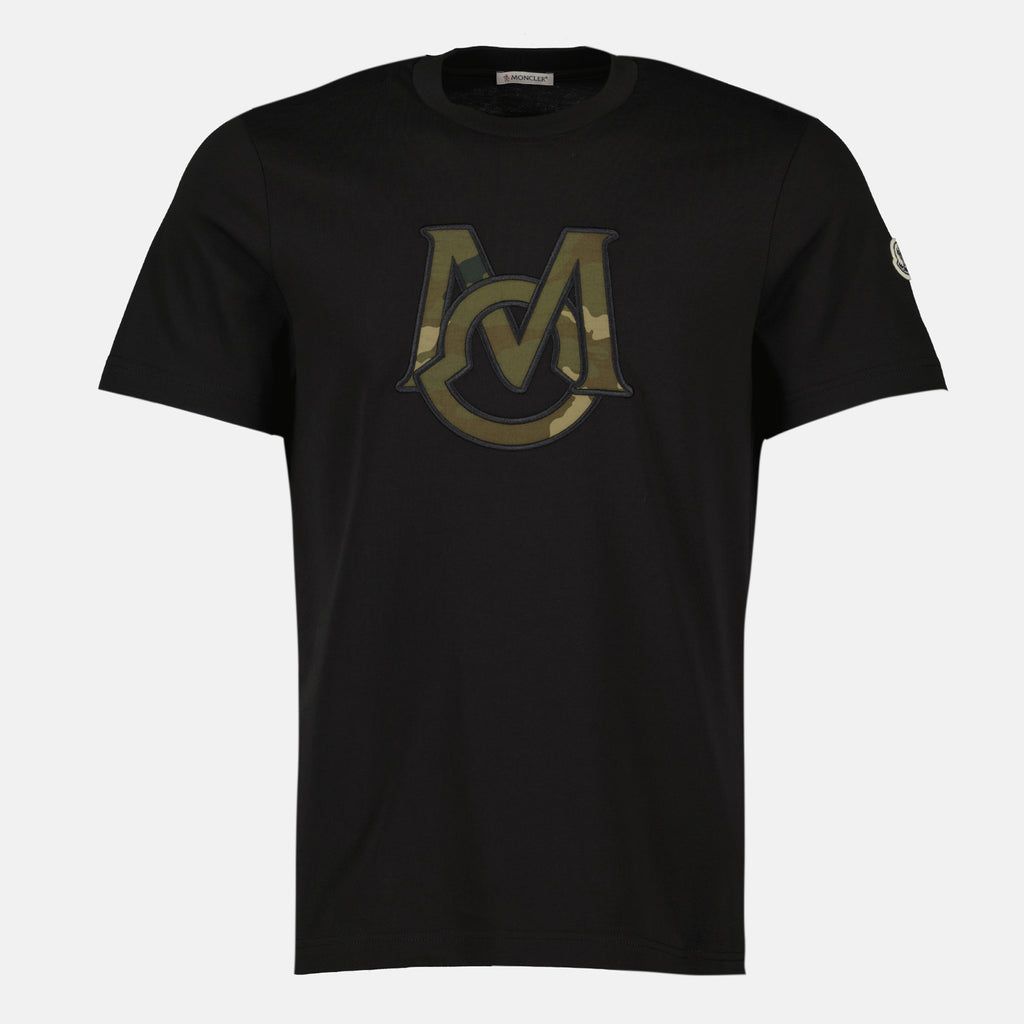 T-shirts Monogram T-Shirt Moncler Noir Homme