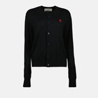 Maille Cardigan Ami de coeur Ami PARIS Noir Femme