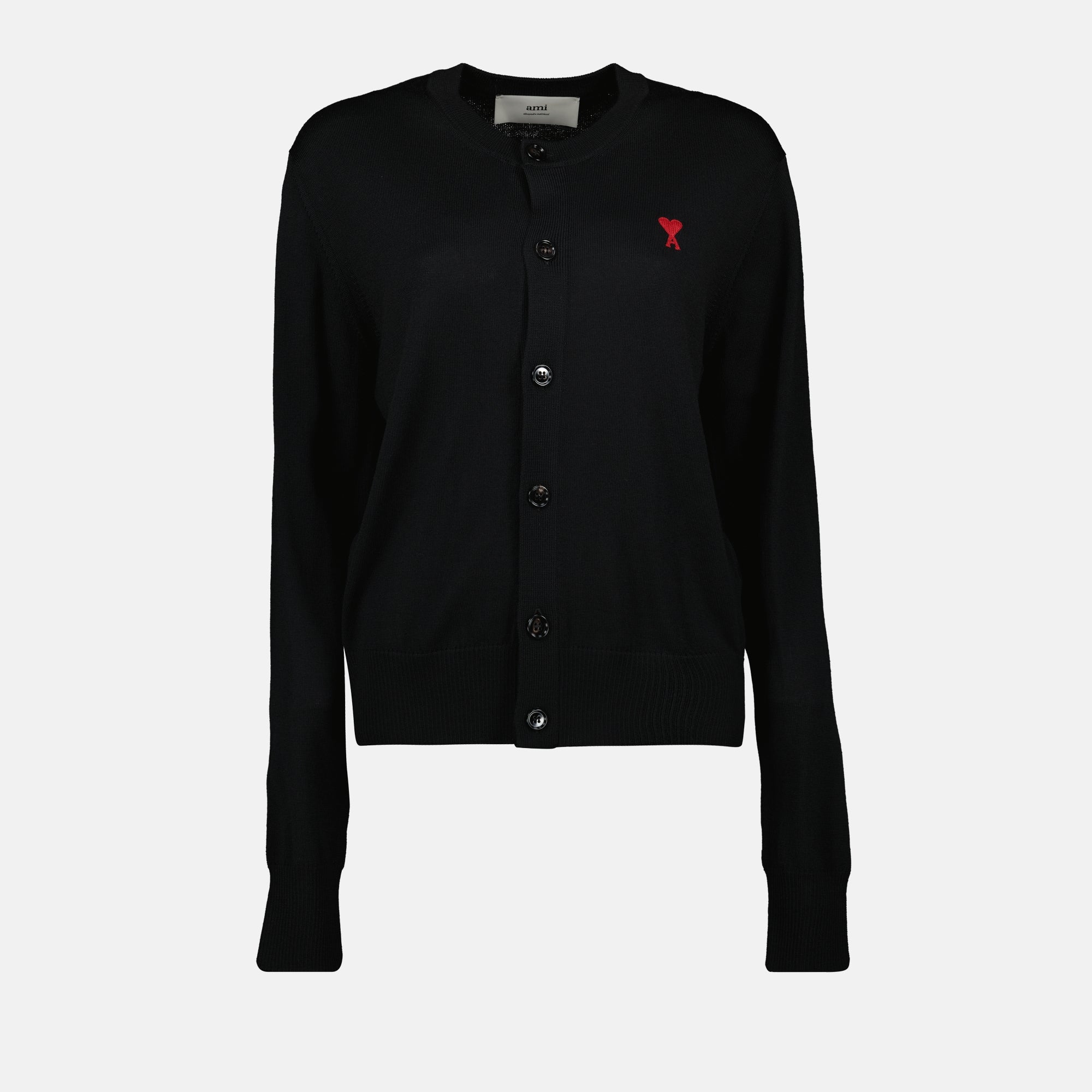 Maille Cardigan Ami de coeur Ami PARIS Noir Femme