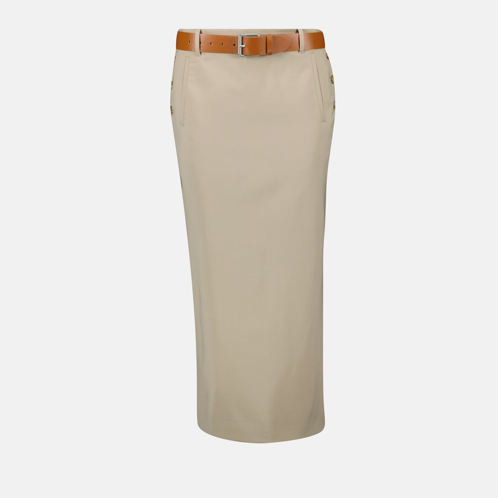 Skirts Pencil Skirt Moschino Beige Femme