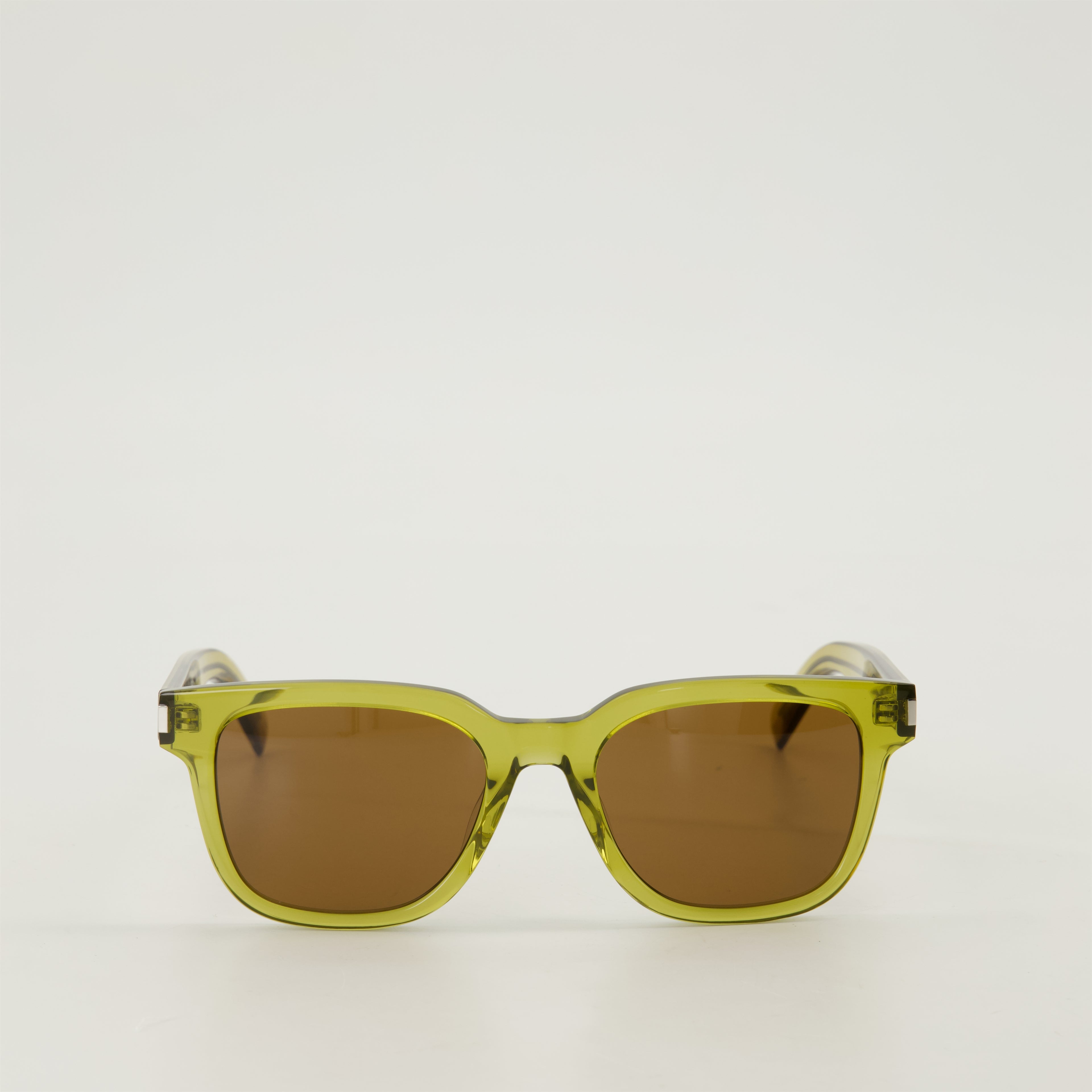 Lunettes Lunette de soleil SL 711 Saint Laurent Vert Unisexe