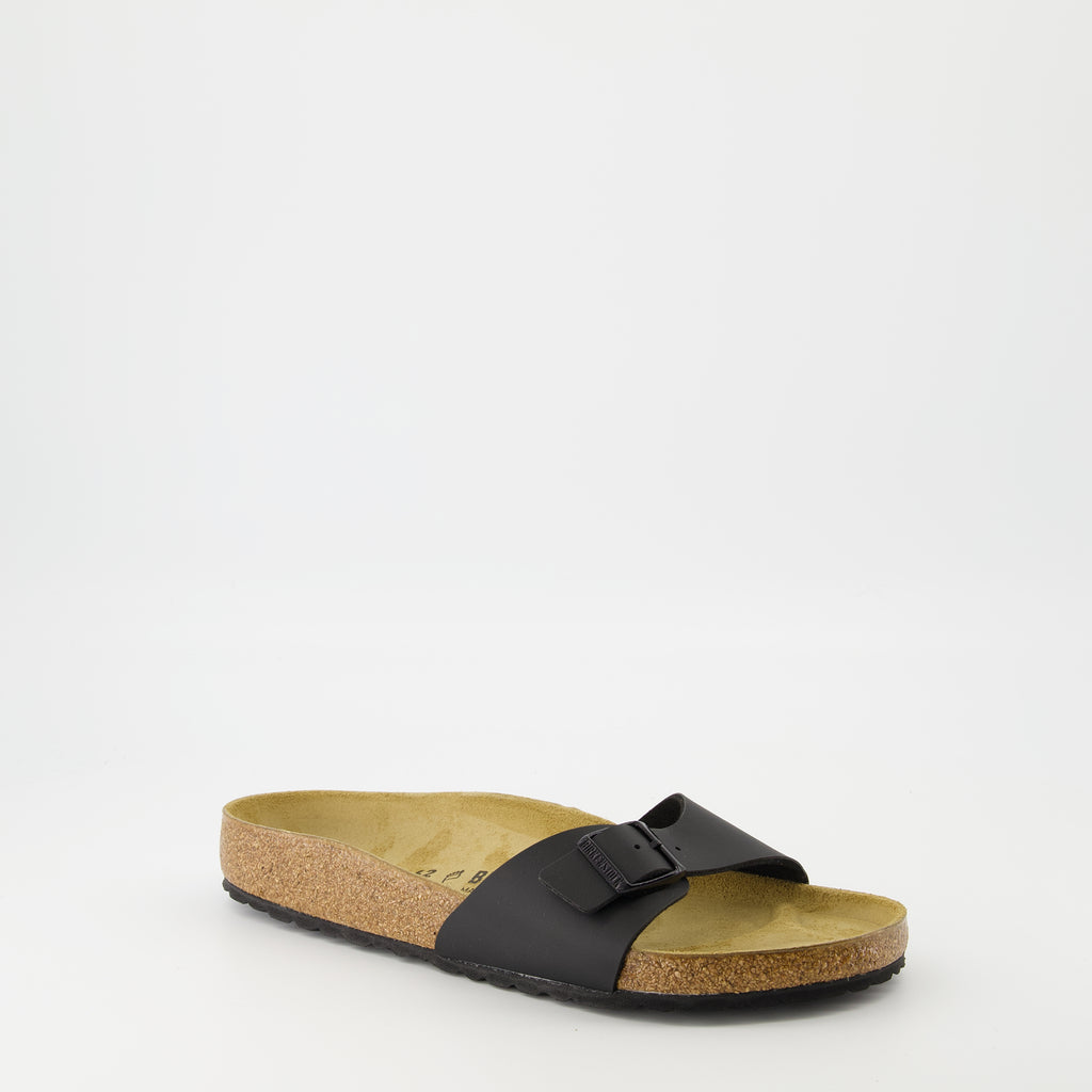 Chaussures ouvertes Sandales Madrid Birkenstock Noir Homme