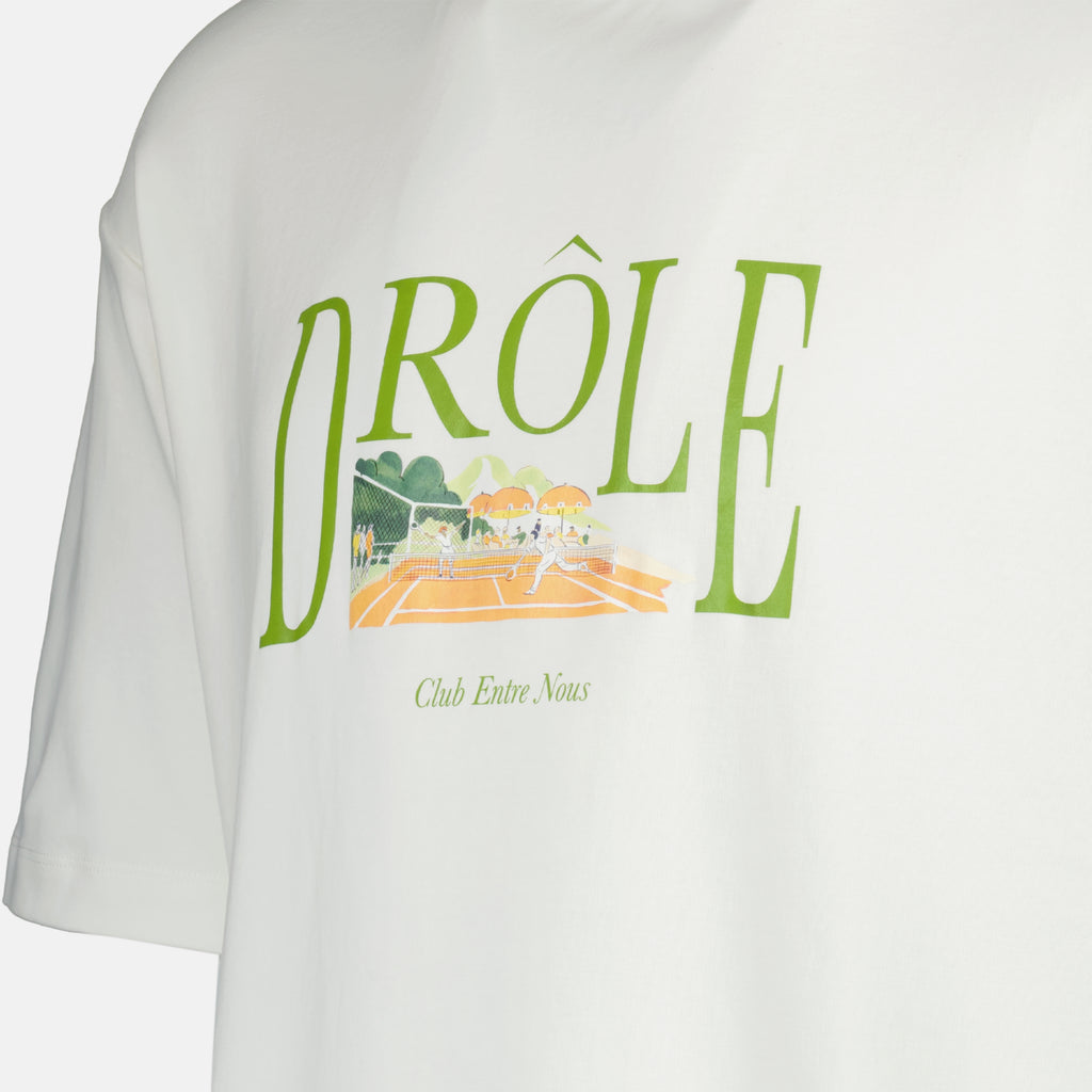 Camisetas T-Shirt Tennis Court Drole De Monsieur Branco Homme
