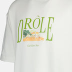 Camisetas T-Shirt Tennis Court Drole De Monsieur Branco Homme