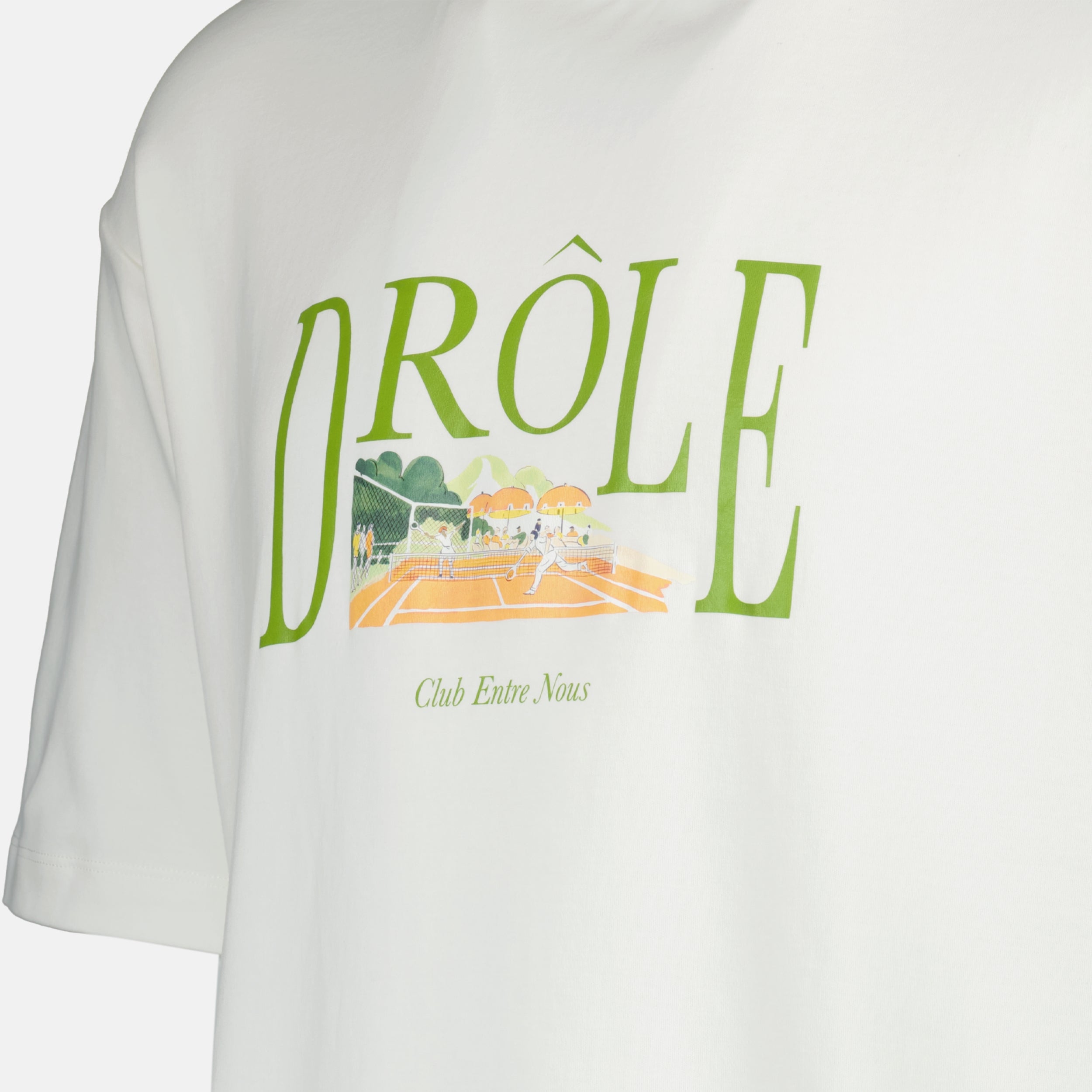 Camisetas T-Shirt Tennis Court Drole De Monsieur Branco Homme