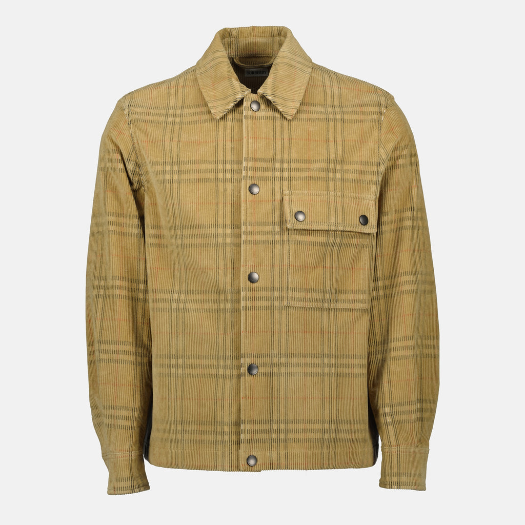 Bild der Burberry Herren Samtjacket - Herbst-Winter 2025 - Frontansicht