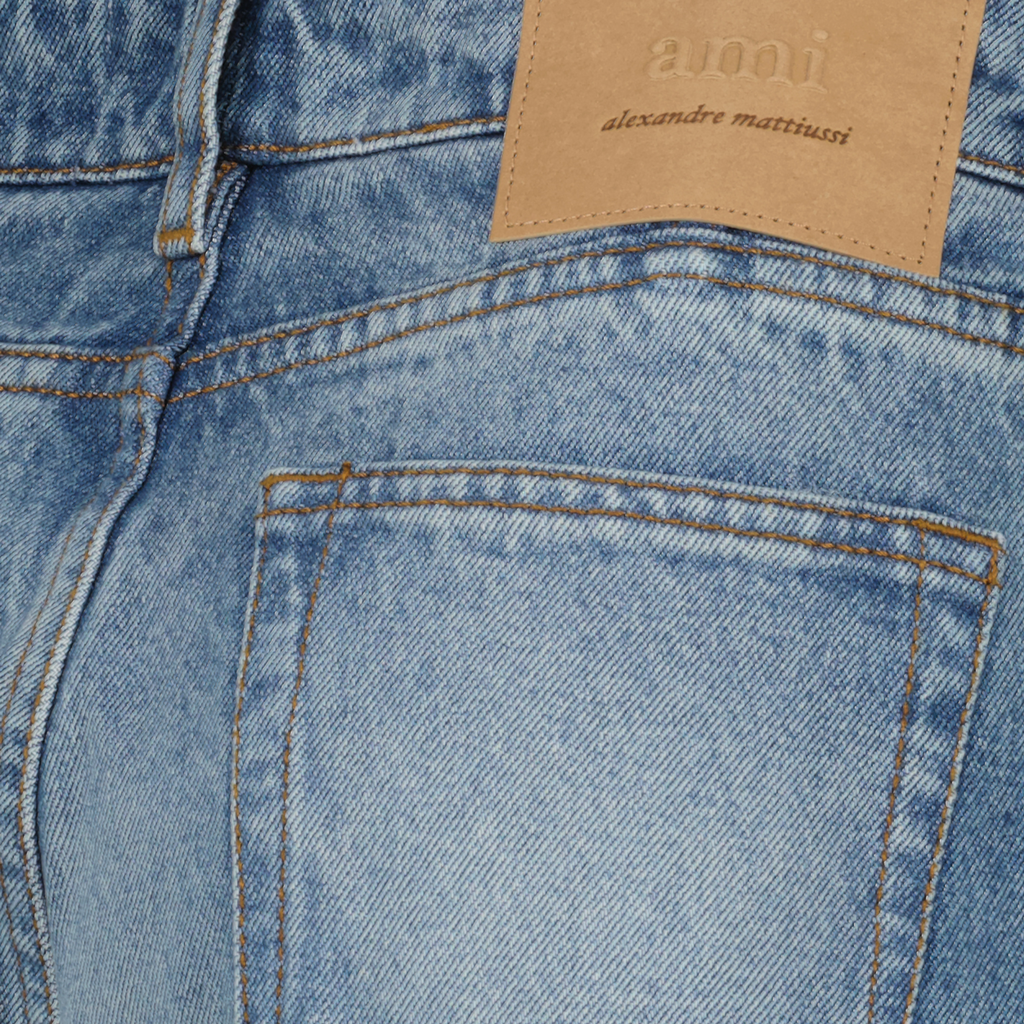 Pantalons Jean flare Ami PARIS Bleu Femme