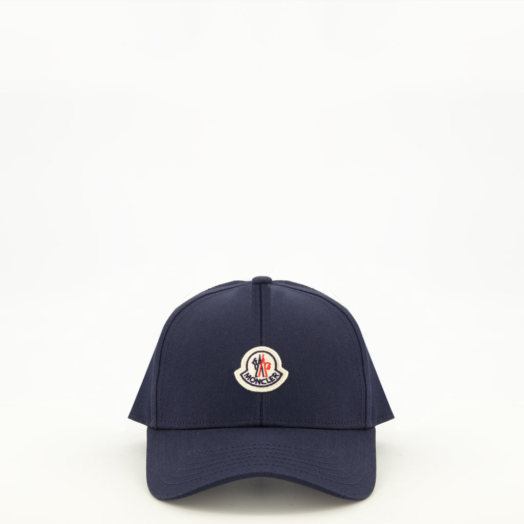 Chapeaux, casquettes et bonnets Navy Blue Cotton Cap Moncler Bleu foncé Homme