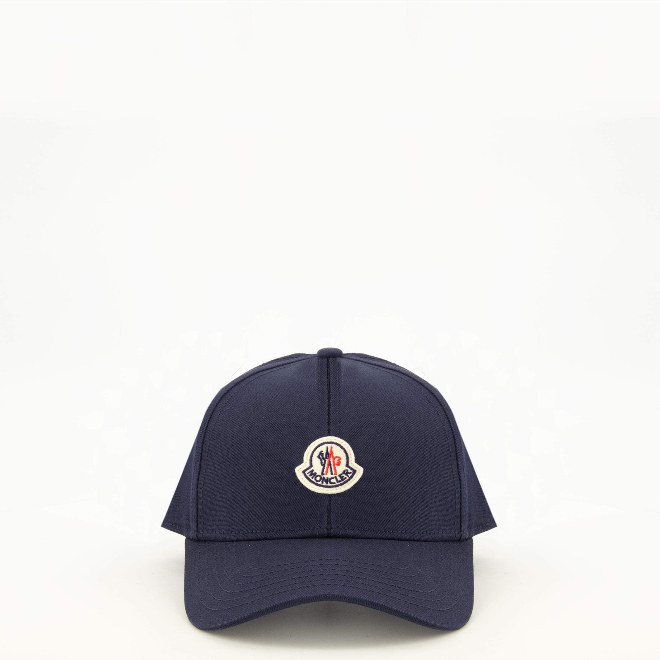 Chapeaux, casquettes et bonnets Casquette en coton bleu marine Moncler Bleu foncé Homme