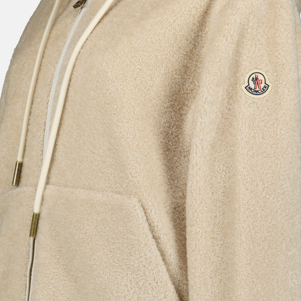 Imagen del Sudadera con cremallera de teddy reversible de la marca Moncler para Mujer - Temporada Otoño-Invierno 2025 - Vista Detallada_3