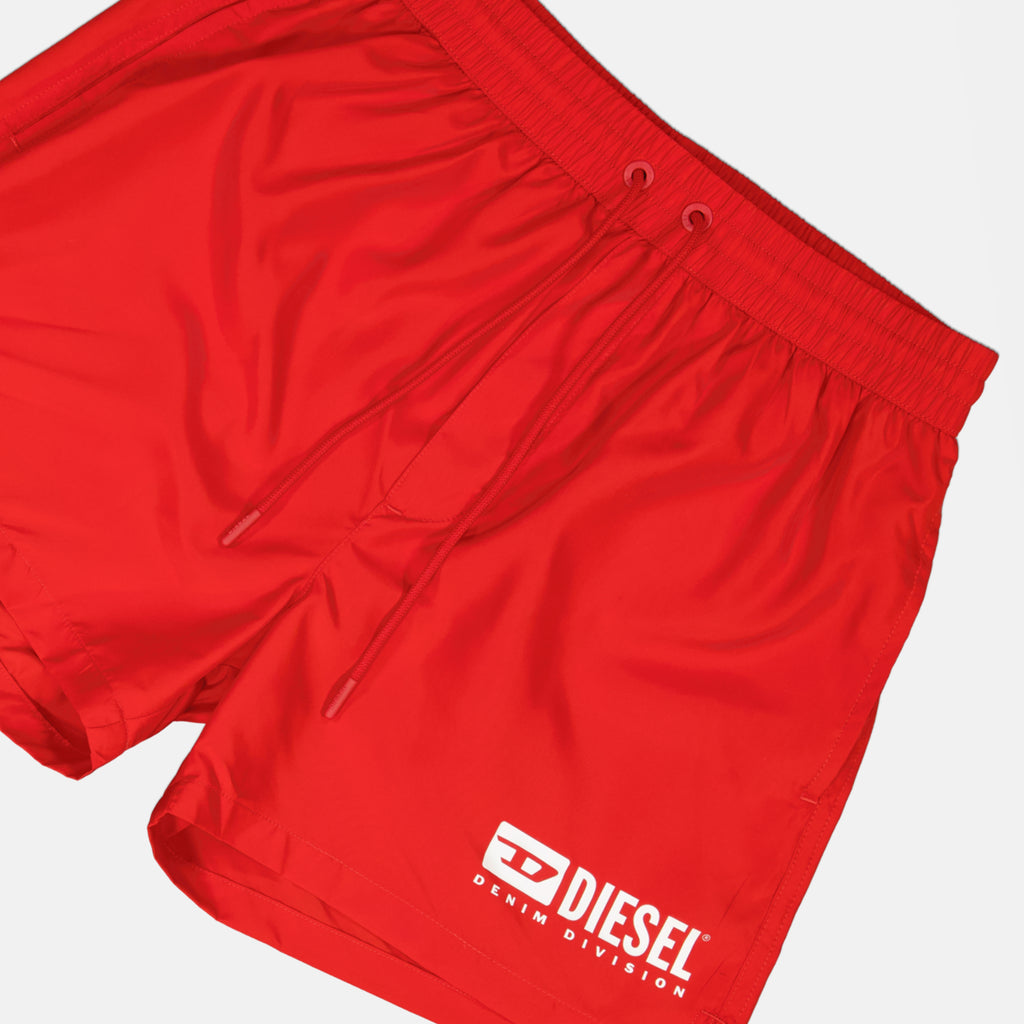 비치웨어 Short de bain Ken-37-D-Box Diesel 빨간색 Homme