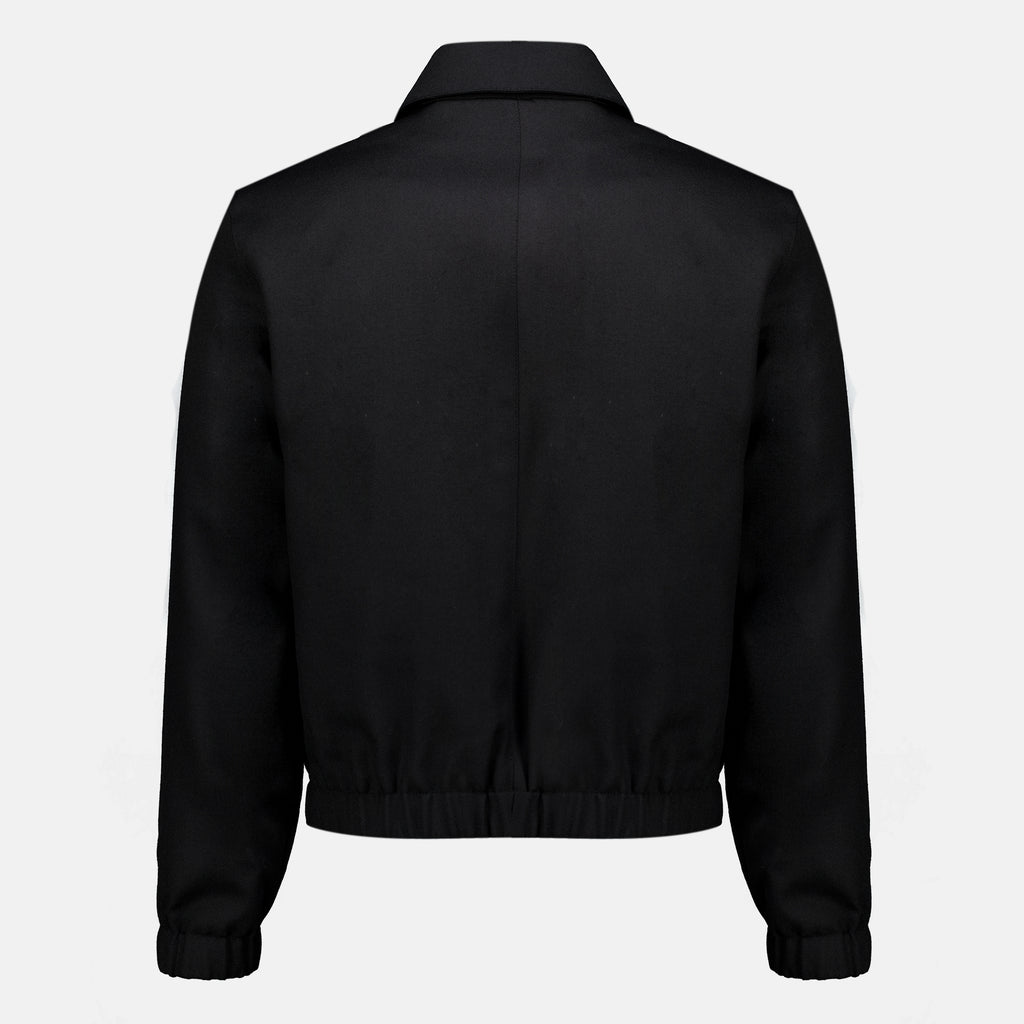 Vestes Black Wool Jacket Ami PARIS Noir Homme