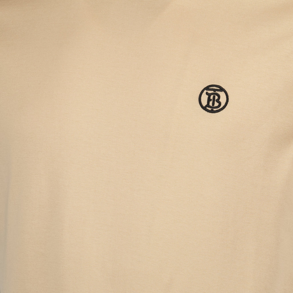 T-shirt Maglietta Parker Burberry Beige Homme