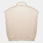 Vestes Wendbare 2-in-1 Chardonneret Teddy Daunenjacke Moncler Beige Femme