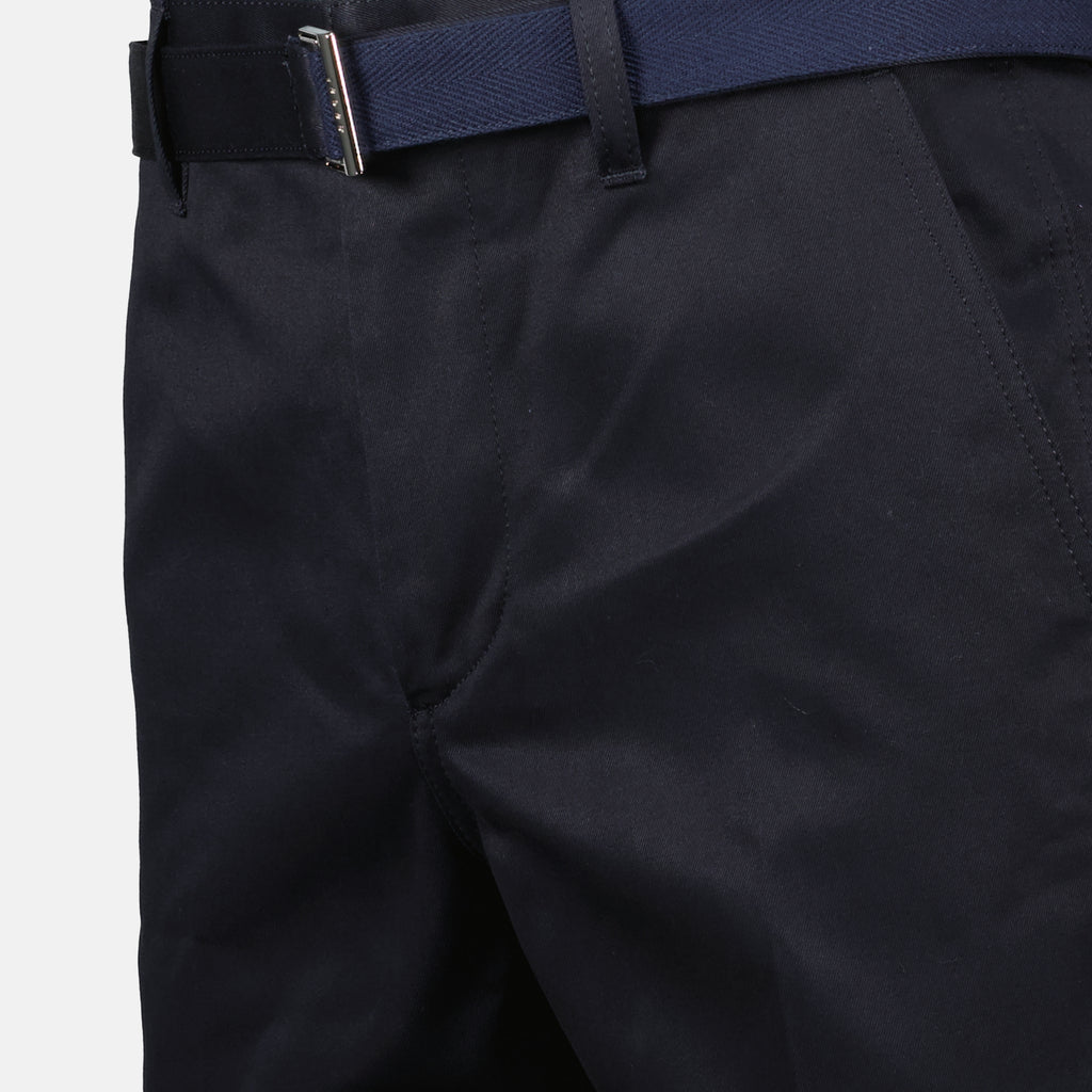 Pantaloni Pantaloni Chino Sacai Blu scuro Homme