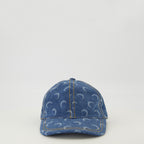Imagem do boné Moon em denim da marca Marine Serre para Unisex - Temporada Outono-Inverno 2025 - Vista Frontal