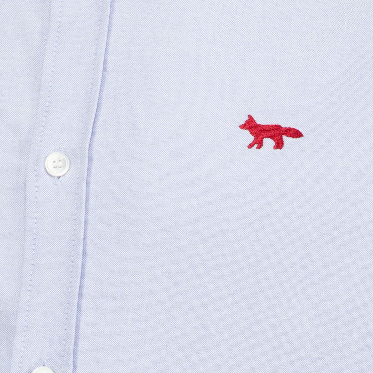 Chemises Chemise bleu en coton Maison Kitsune Bleu Homme
