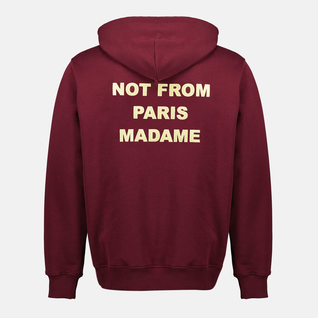 Image de l'article Sweat à capuche Slogan de la marque Drole De Monsieur pour Homme - Saison Automne-Hiver 2025 - Vue de Dos