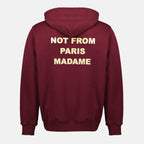 Immagine dell'articolo Felpa con cappuccio con slogan del marchio Drole De Monsieur per Uomo - Stagione Autunno-Inverno 2025 - Vista Posteriore