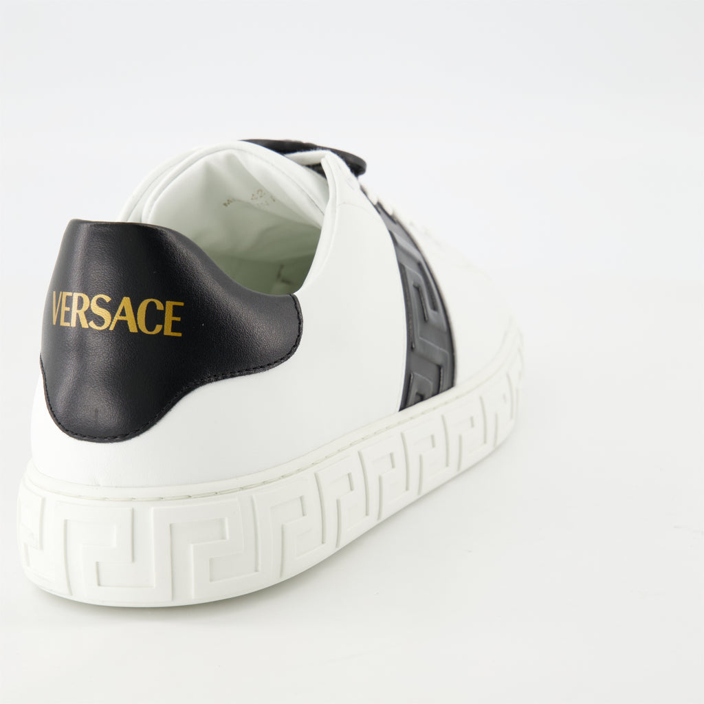 Baskets Baskets Greca Versace Blanc Homme