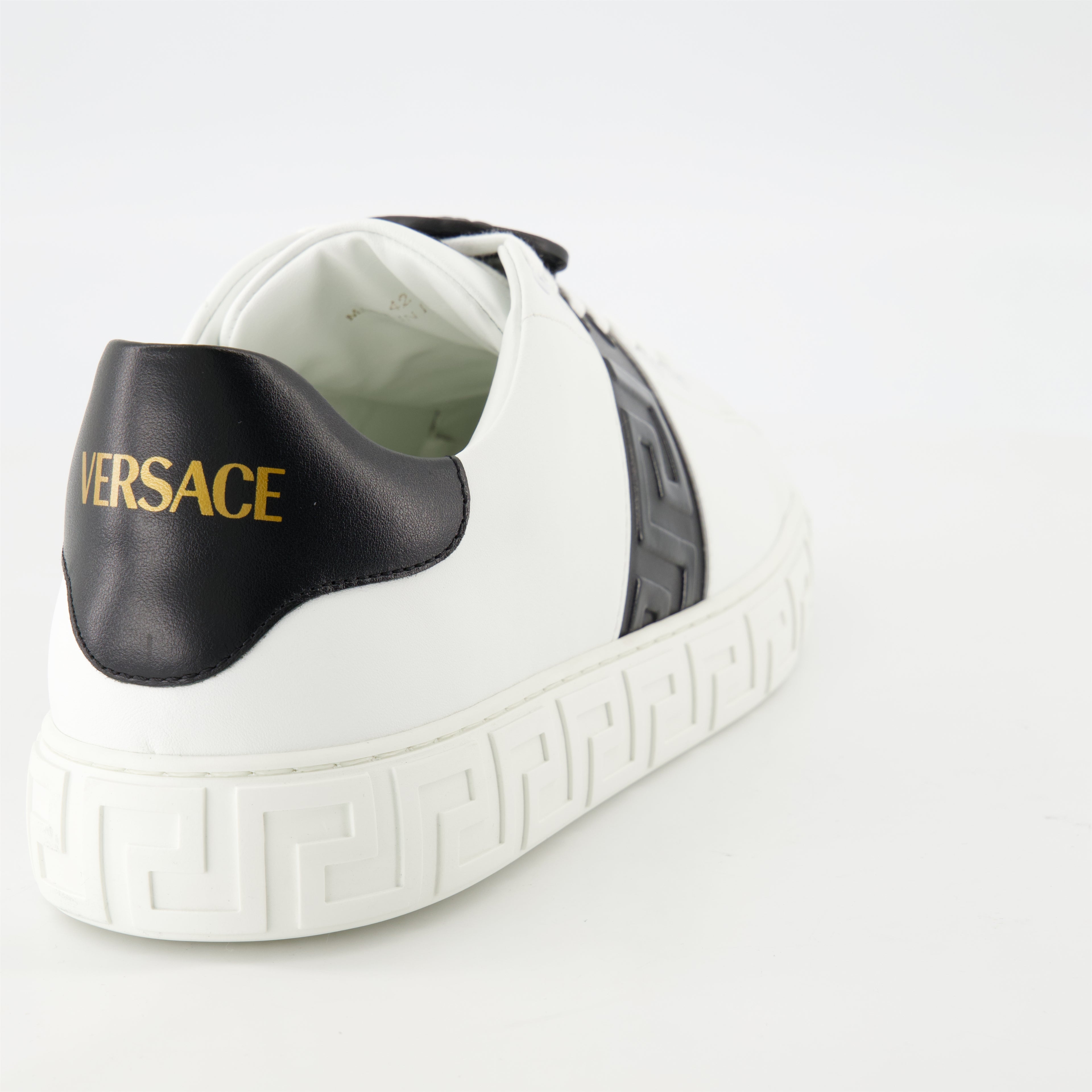 Baskets Baskets Greca Versace Blanc Homme