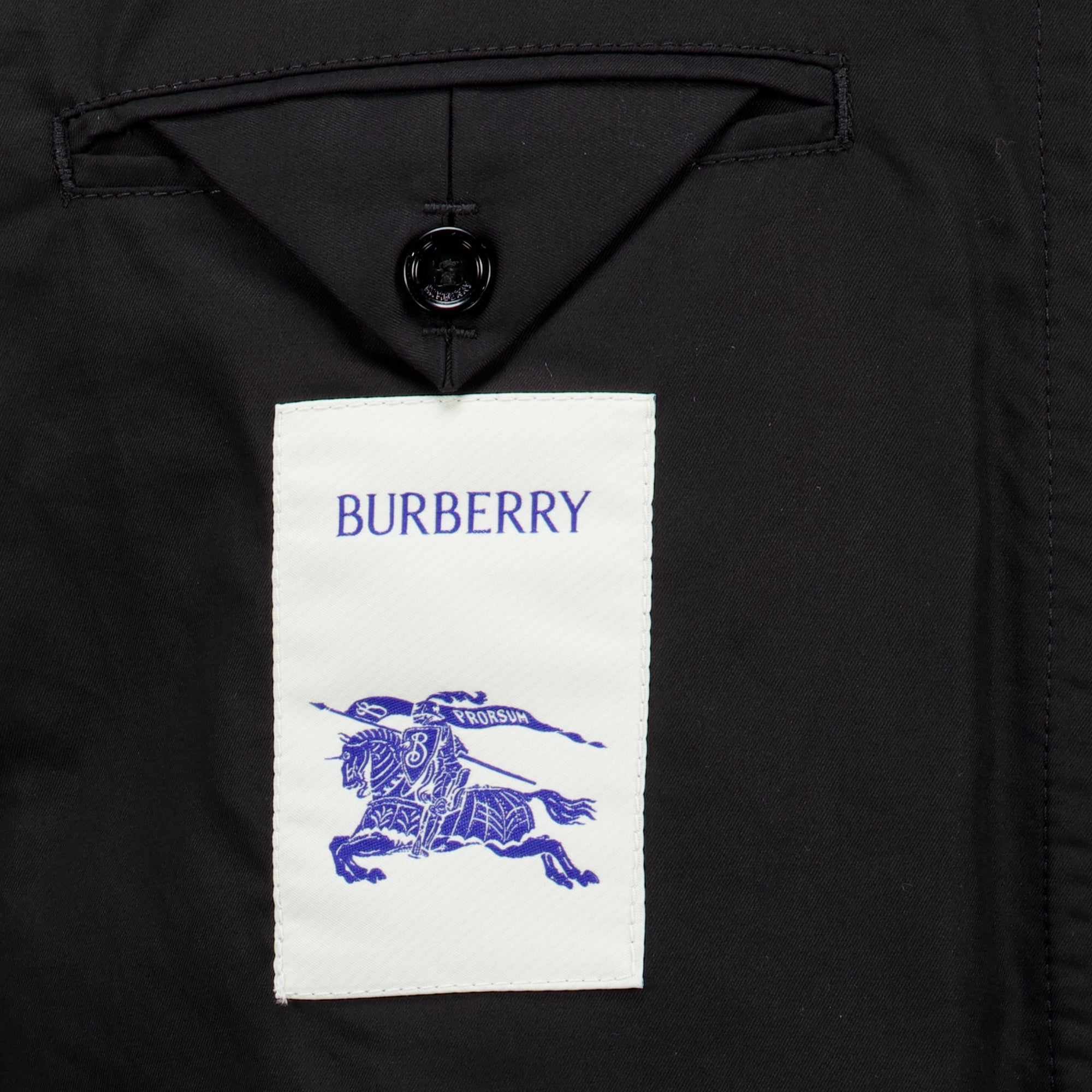 Vestes Veste zippée noir Burberry Noir Homme