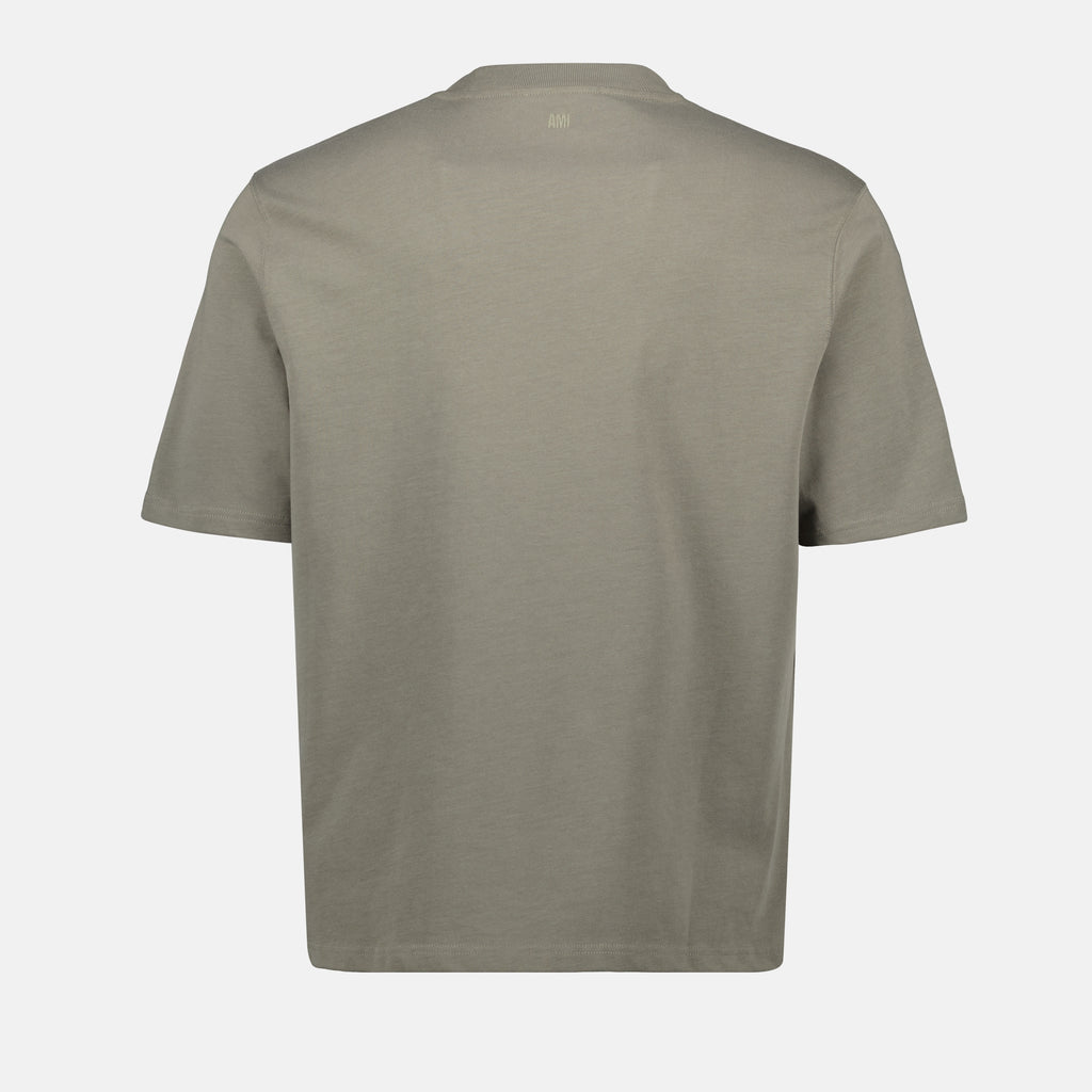 T-shirts T-shirt Ami de coeur Ami PARIS Kaki Unisexe