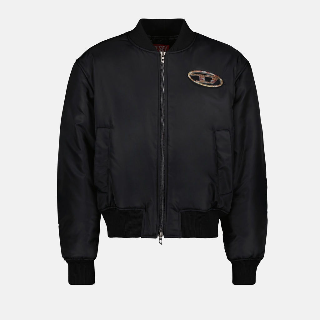 Jackets J-Milles-Rugg Bomber Diesel Black Homme