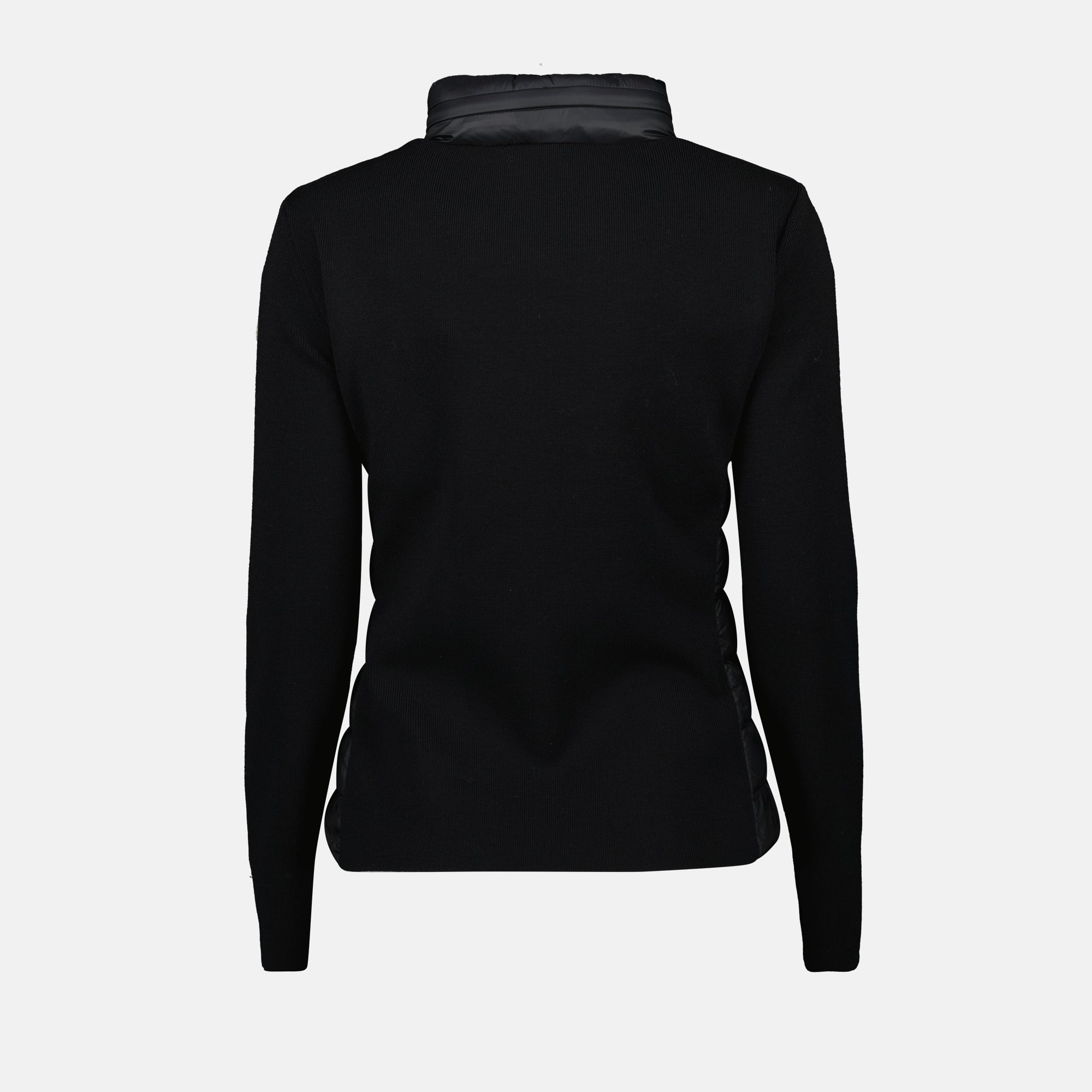 Vestes Veste bi-matière matelassée Moncler Noir Femme