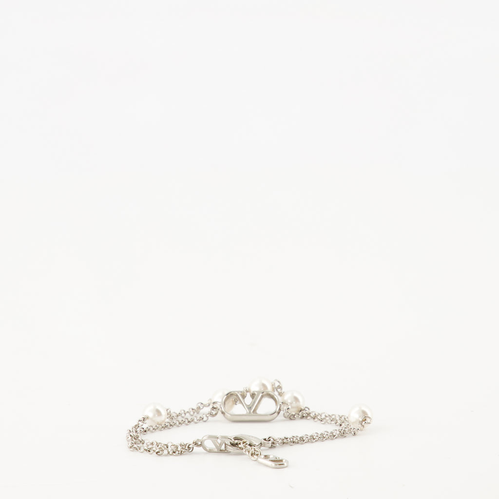 Bijoux Bracelet VLogo Valentino Garavani Argenté Femme