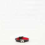 Imagen del brazalete Vlogo negro de la marca Valentino Garavani para Hombre - Temporada Primavera-Verano 2026 - Vista Frontal