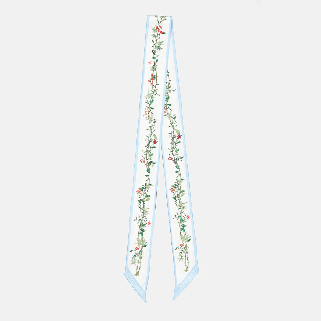 Écharpes, foulards et gants Bandeau à fleurs Givenchy Bleu Femme