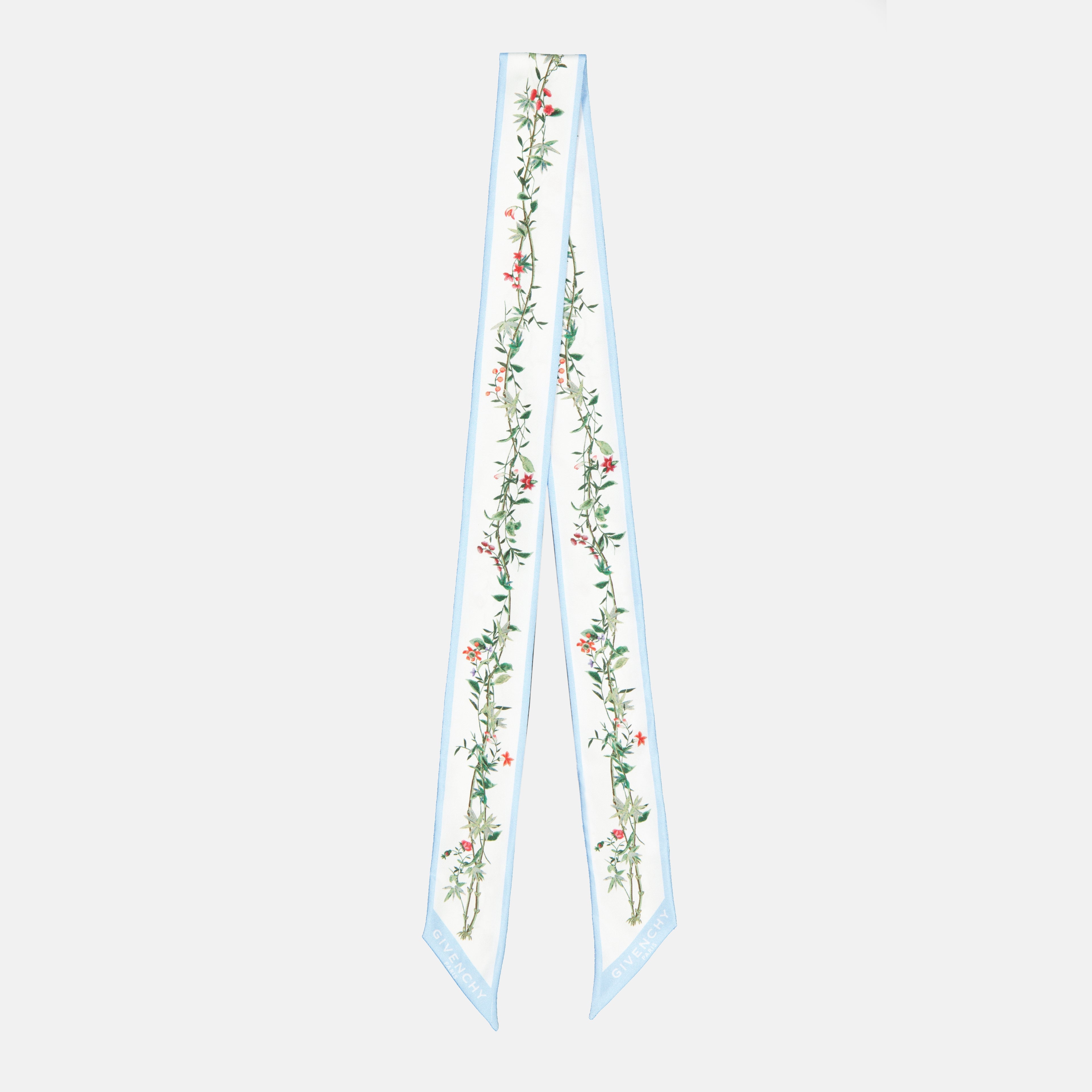 Écharpes, foulards et gants Bandeau à fleurs Givenchy Bleu Femme