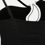 Tops Haut à motif cachemire Christopher Esber Noir Femme