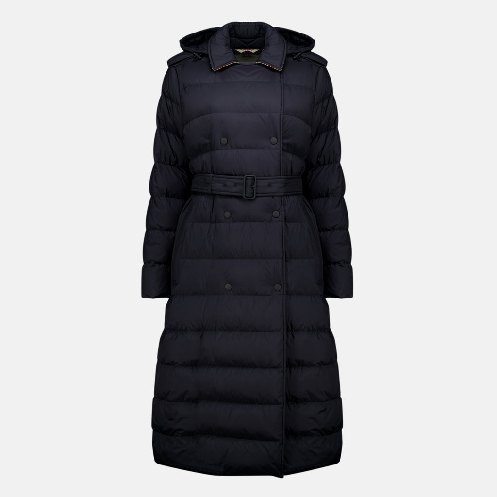Manteaux 롱 나일론 퍼퍼 재킷 Burberry Noir Femme