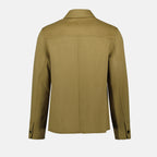 Imagem do casaco caqui da marca Ami PARIS para Homem - Temporada Outono-Inverno 2025 - Vista Detalhe_1