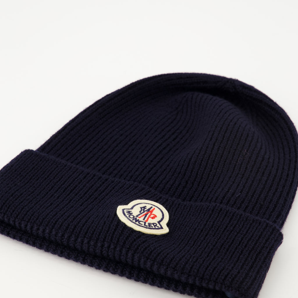 Imagem do Gorro de Lã Moncler para Homem - Temporada Outono-Inverno 2025 - Vista Detalhada_2