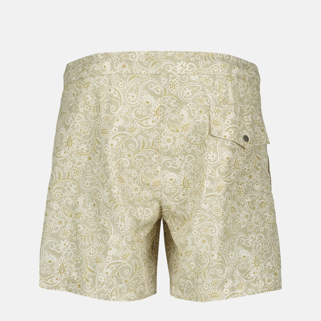 Imagen del bañador impreso en cachemira de Moncler para Hombre - Temporada Primavera-Verano 2026 - Vista Trasera