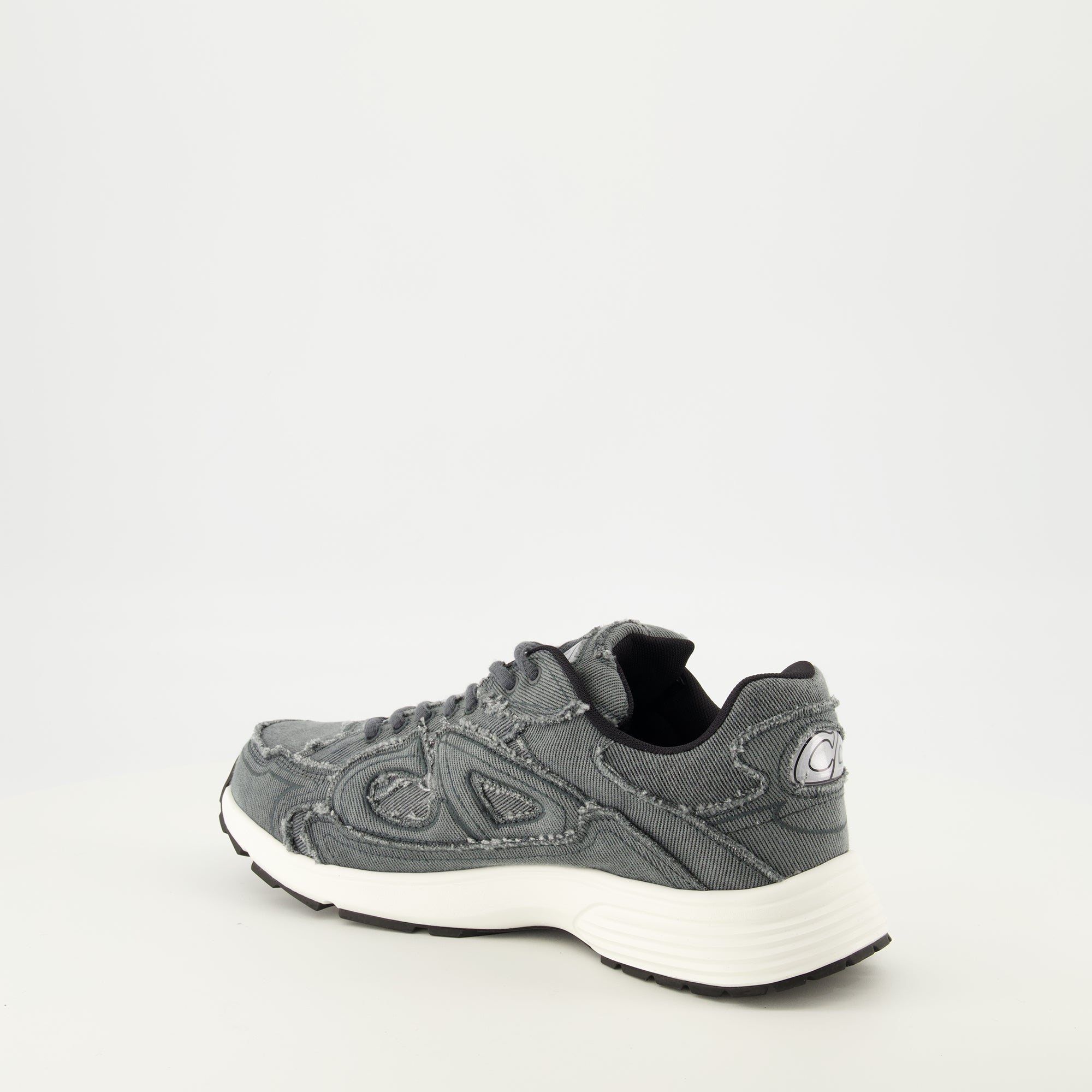 Baskets B30 Denim-Effekt Graue Sneakers Dior Gris Homme