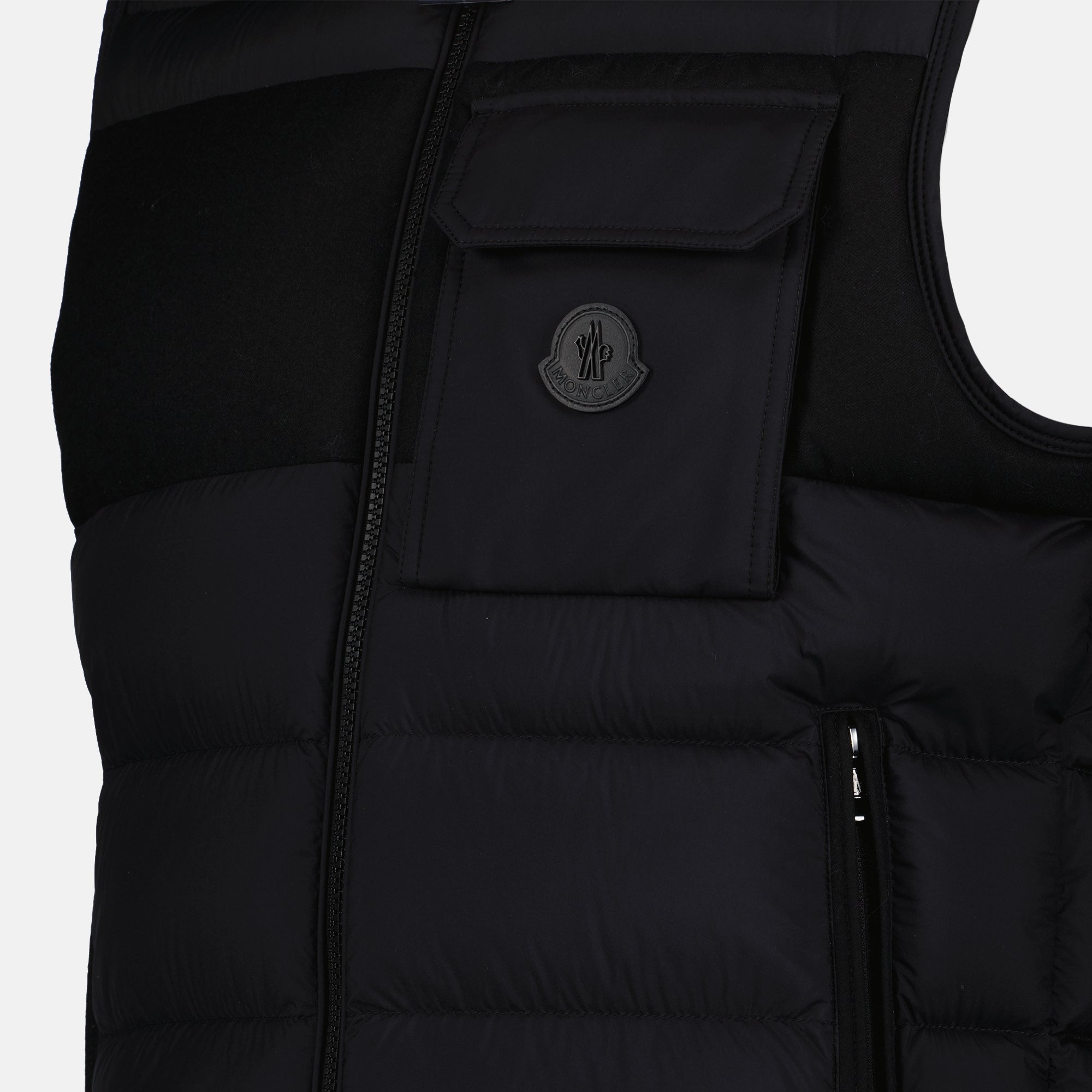 Vestes Doudoune Estagnour sans manches Moncler Noir Homme