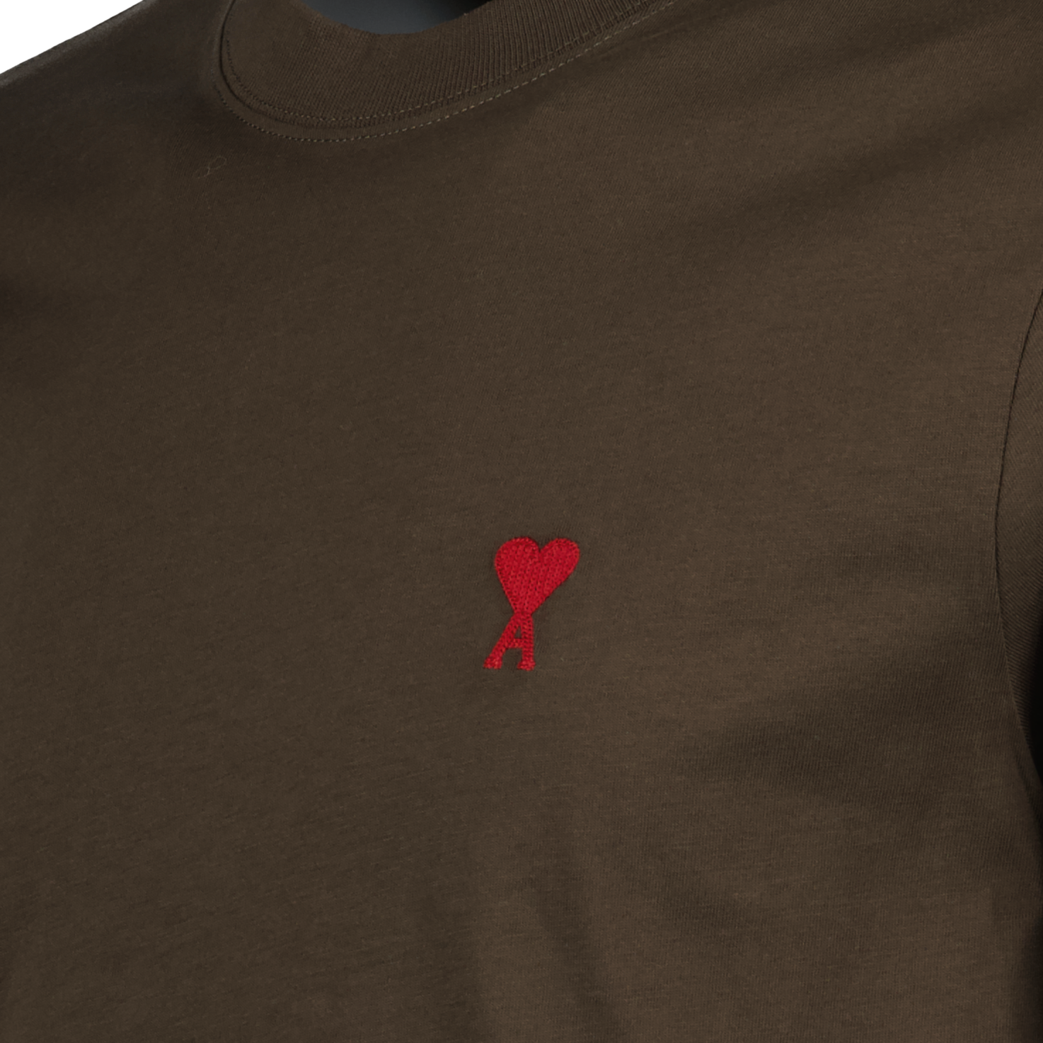 T-shirt T-shirt Ami de coeur Ami PARIS Marrone Unisex