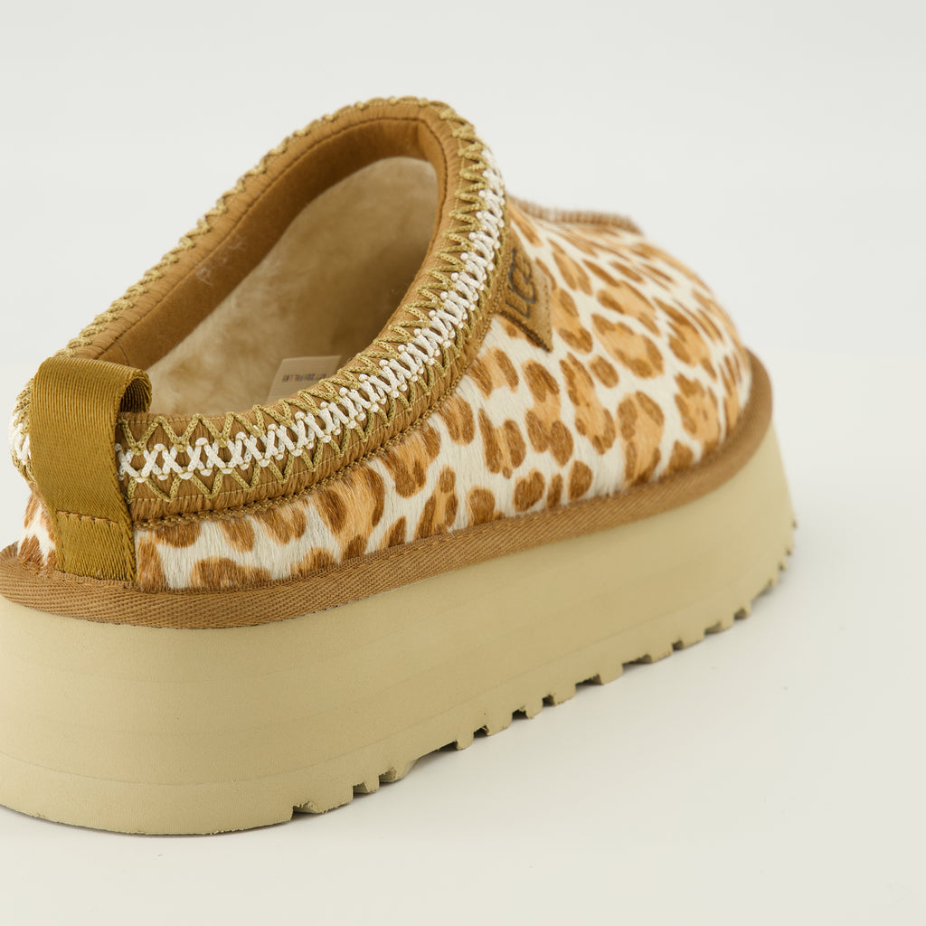 Image de l'article Mules Tazz Plains léopard de la marque Ugg pour Femme - Saison Printemps-Été 2026 - Vue arrière