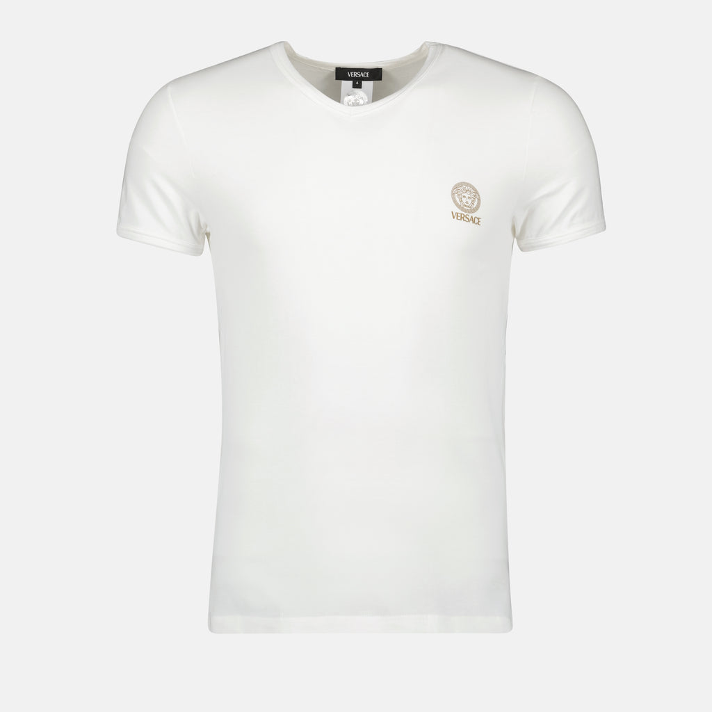 Sous-vêtements et homewear Tricot de corps Medsusa Versace Blanc Homme