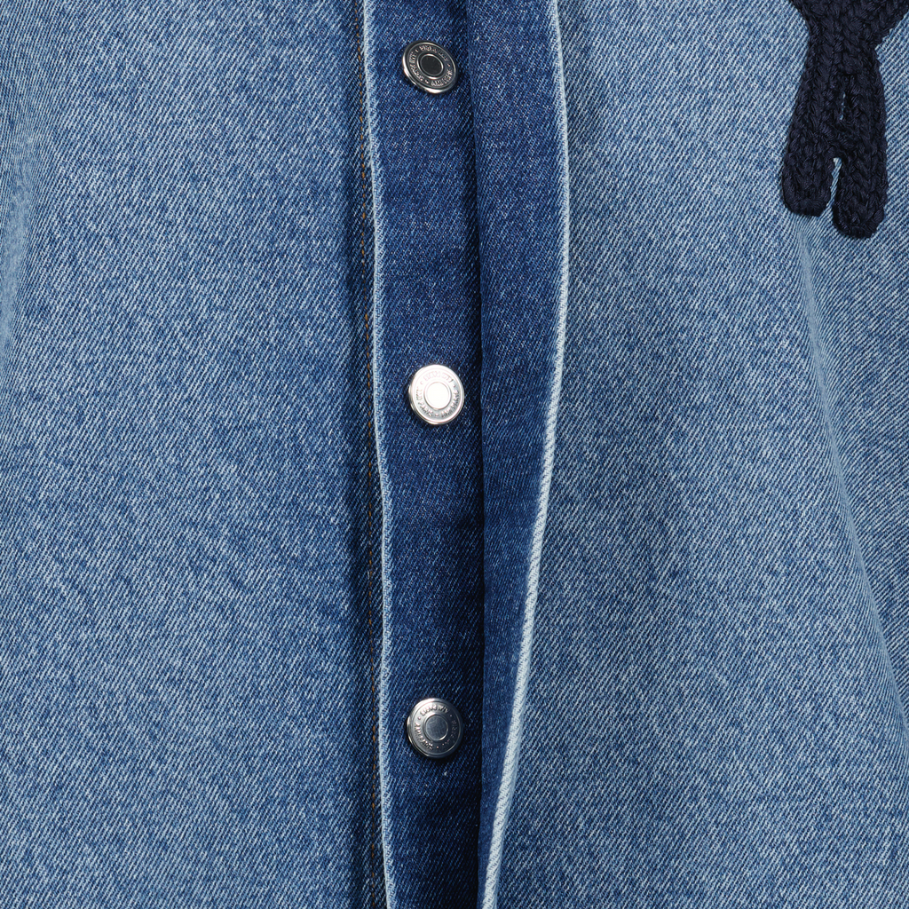 셔츠 Veste en jean Ami de coeur Ami PARIS 파란색 Femme